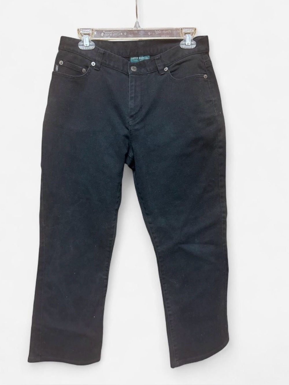 Vintage Lauren Jeans Co. Ralph Lauren Black Straight Leg Jeans